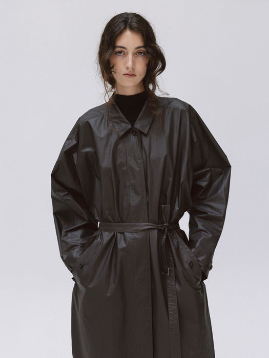 wind coat (brown)