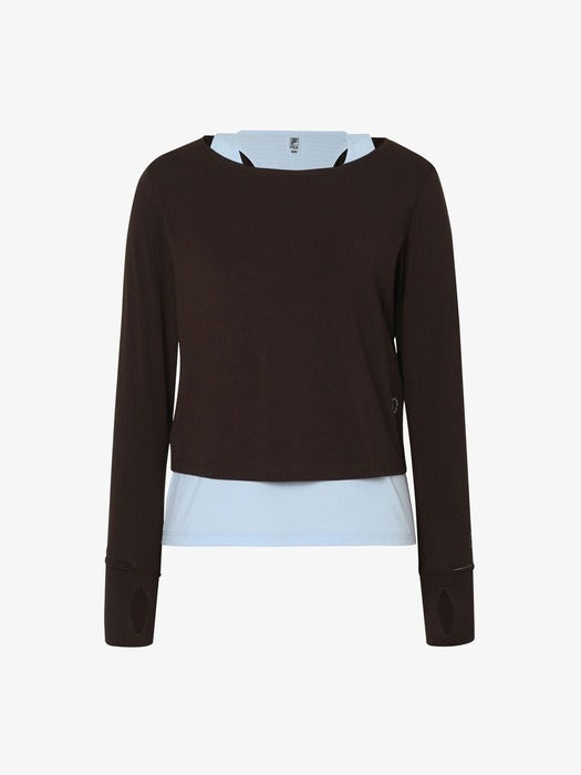Running Layered Long-Sleeve Tee_FS253RL02F004_234