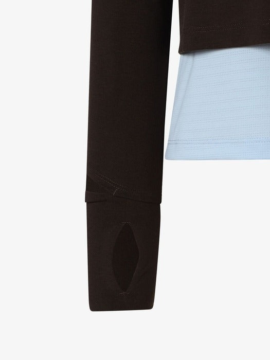 Running Layered Long-Sleeve Tee_FS253RL02F004_234