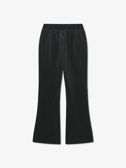 Velour Corduroy Brushed Bootcut Pants_FS254FP02F004_001