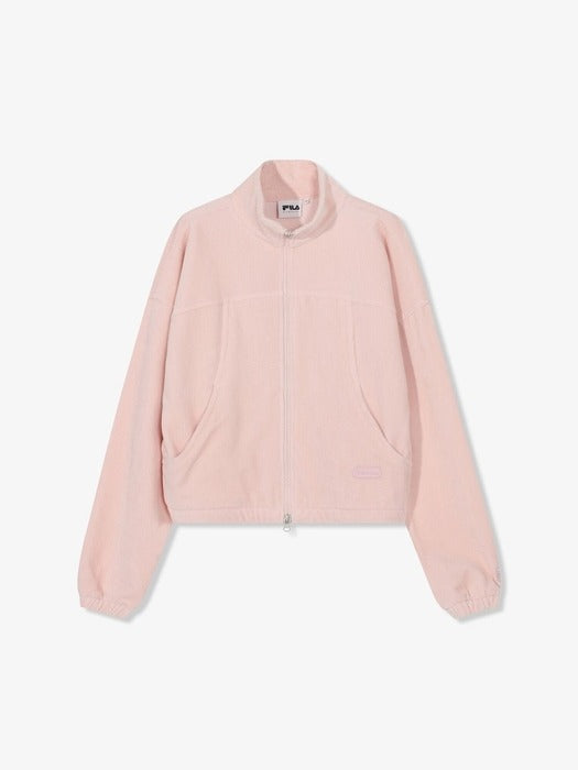 Velour Corduroy Zip-Up Hoodie_FS254FT02F001_650