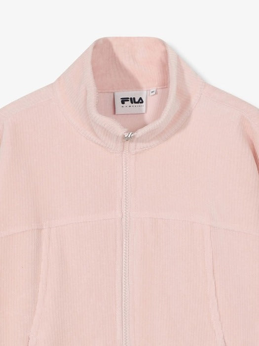 Velour Corduroy Zip-Up Hoodie_FS254FT02F001_650