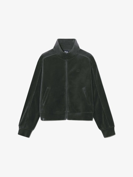 Velvet Line Accent Stand-Collar Zip-Up_FS254FT02F002_006