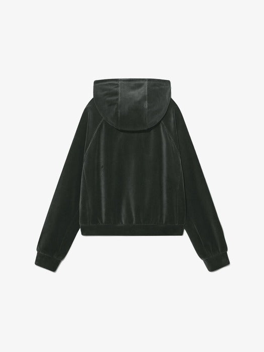 [fila] Velour Line-Detail Hoodie_FS254PO02F001_006