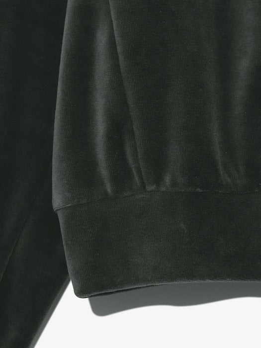 [fila] Velour Line-Detail Hoodie_FS254PO02F001_006