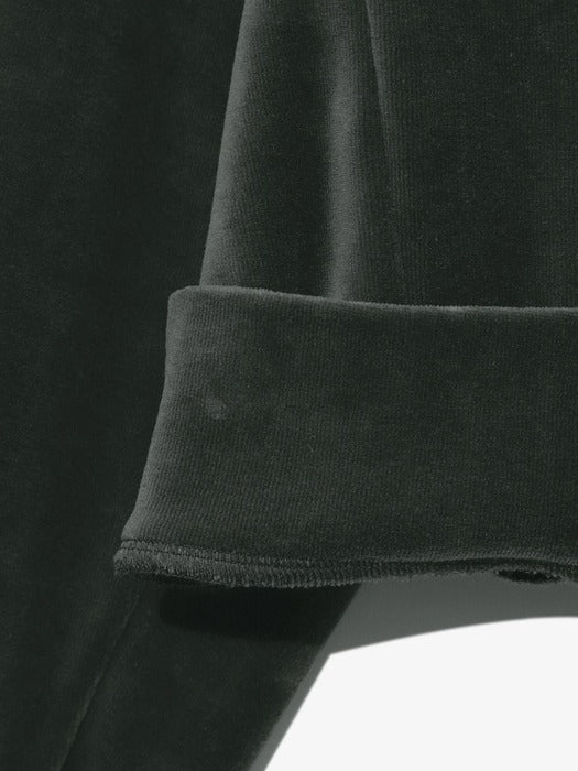 [fila] Velour Line-Detail Hoodie_FS254PO02F001_006