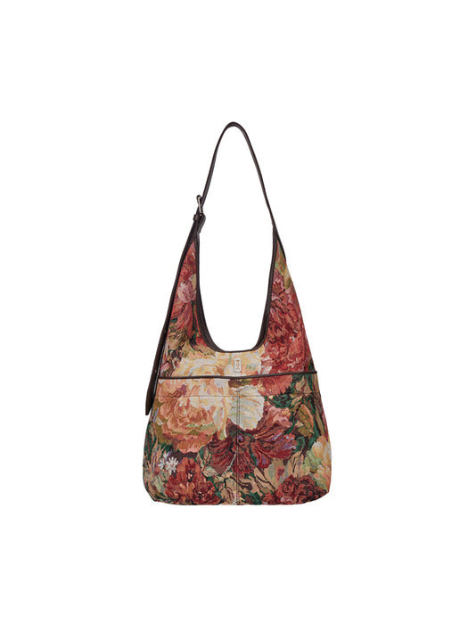 Perfec Bunny Long Jacquard Shoulder Bag L Floral