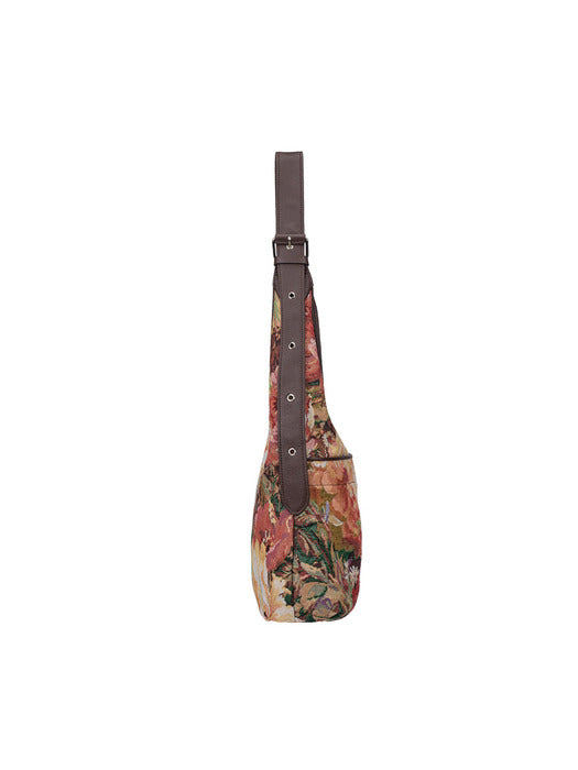 Perfec Bunny Long Jacquard Shoulder Bag L Floral