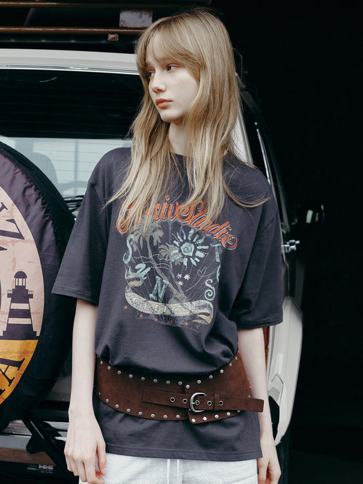 Raive Wide Stud Belt