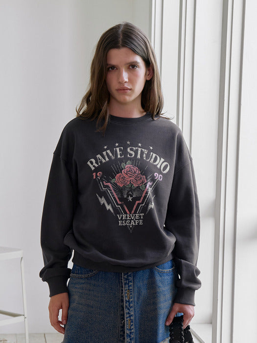 Raive New Rose Graphic Sweatshirt