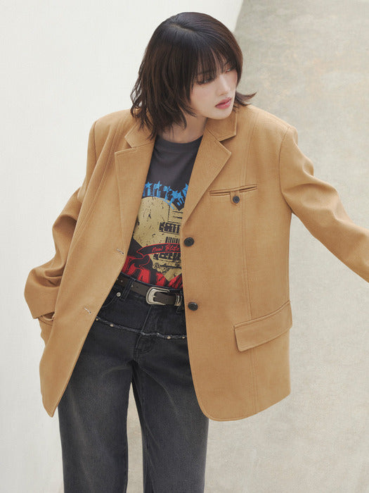 [raive] Vintage Cotton Twill Jacket VW5AJ231_2color