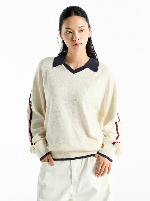 [fila] Collar Boucle Oversized Sweater_FS253ST01X001_150