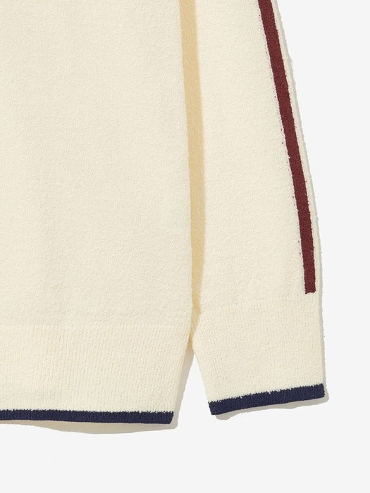 [유니] Collared Bouclé Oversized Sweater_FS253ST01X001_150