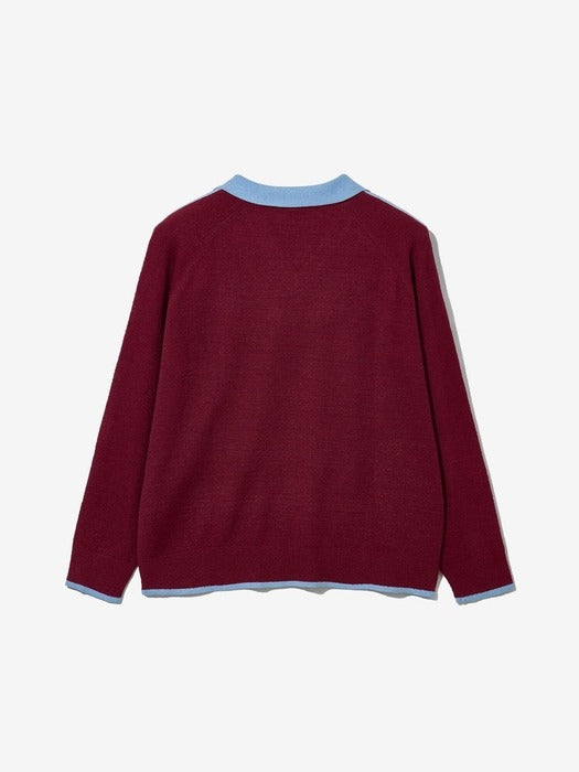 [유니] Collared Bouclé Oversized Sweater_FS253ST01X001_639