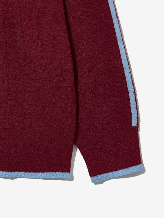 [유니] Collared Bouclé Oversized Sweater_FS253ST01X001_639