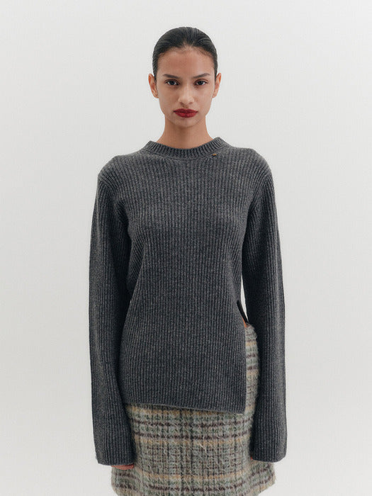 Eenk Relax Knitwear Top - Gray