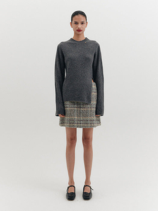 Eenk Mini Check Skirt - Multi