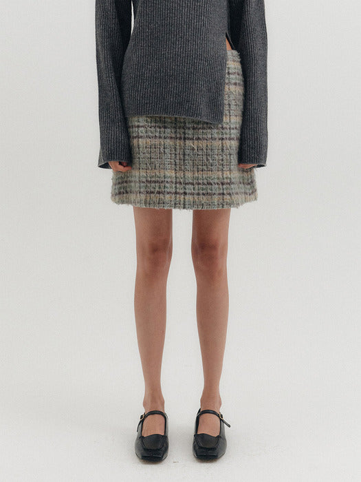 Eenk Mini Check Skirt - Multi