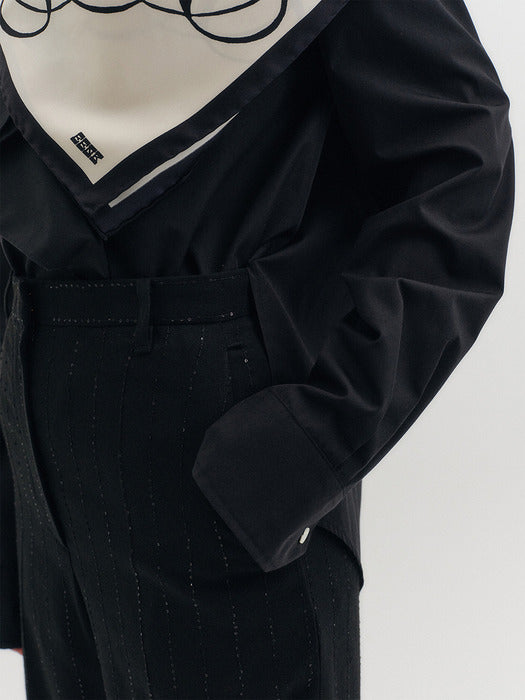 Eenk Slim Straight Pants - Black