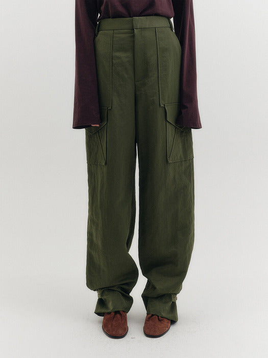 [EENK] Dual Pocket Pants - Khaki