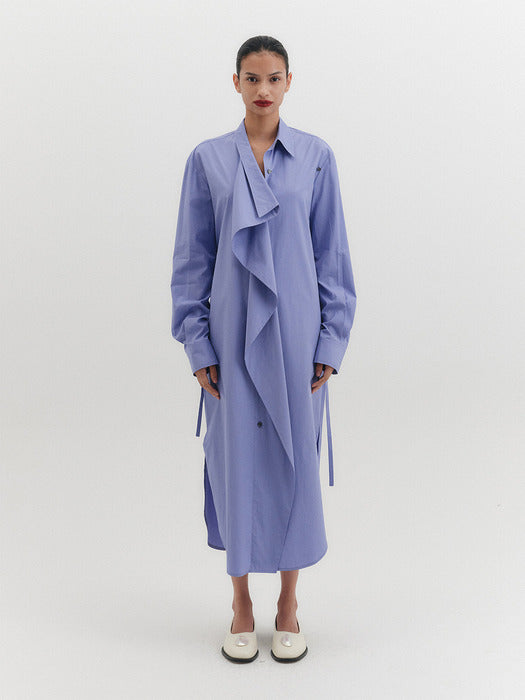 Eenk Layered Long Dress - Lavender