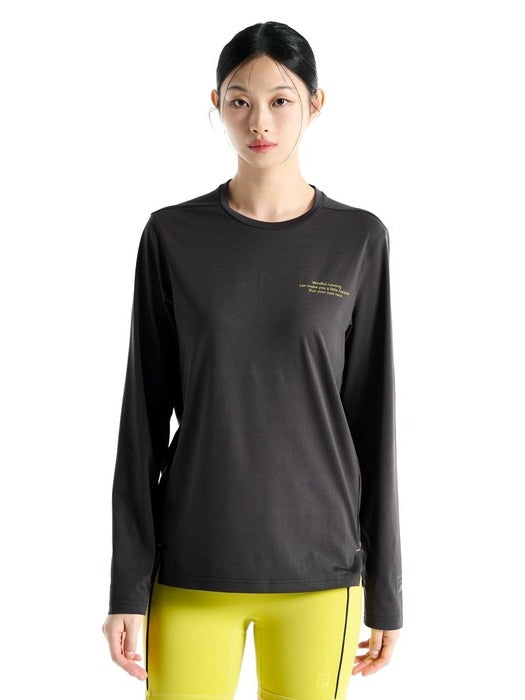 [fila] Unisex Running Mesh Long-Sleeve Tee_FS253RL02X001_006