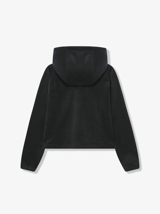 Velour Corduroy Fleece-Lined Hooded Zip-Up_FS254FT02F004_001