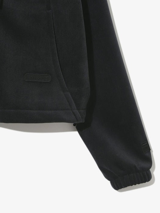 Velour Corduroy Fleece-Lined Hooded Zip-Up_FS254FT02F004_001