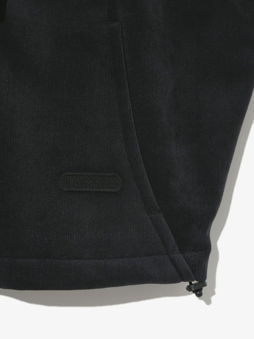 Velour Corduroy Fleece-Lined Hooded Zip-Up_FS254FT02F004_001