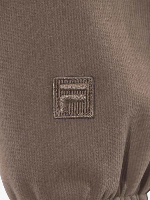 Velour Corduroy Fleece-Lined Hooded Zip-Up_FS254FT02F004_217