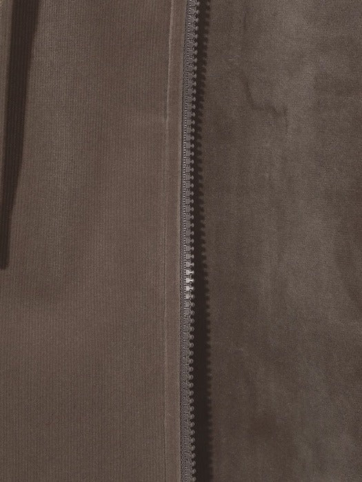 Velour Corduroy Fleece-Lined Hooded Zip-Up_FS254FT02F004_217