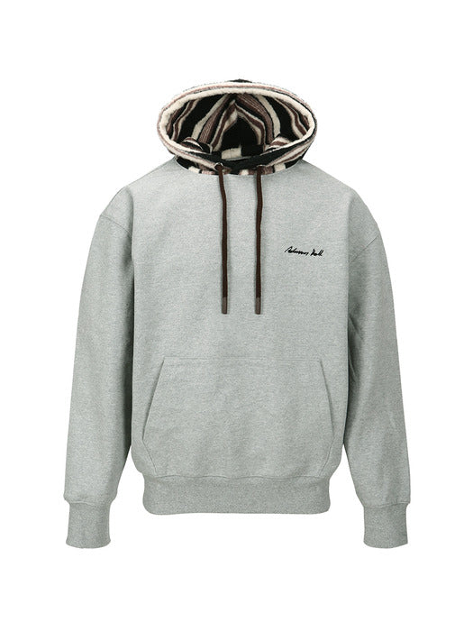 [andersson bell] UNISEX LOGO EMBROIDERY HOODIE atb1379u(GREY)