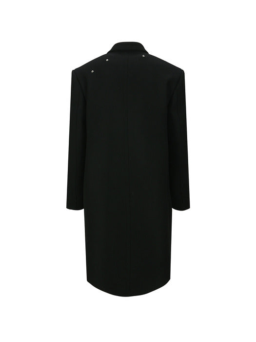 [andersson bell] UNISEX JAMES WOOL COAT awa731u(BLACK)