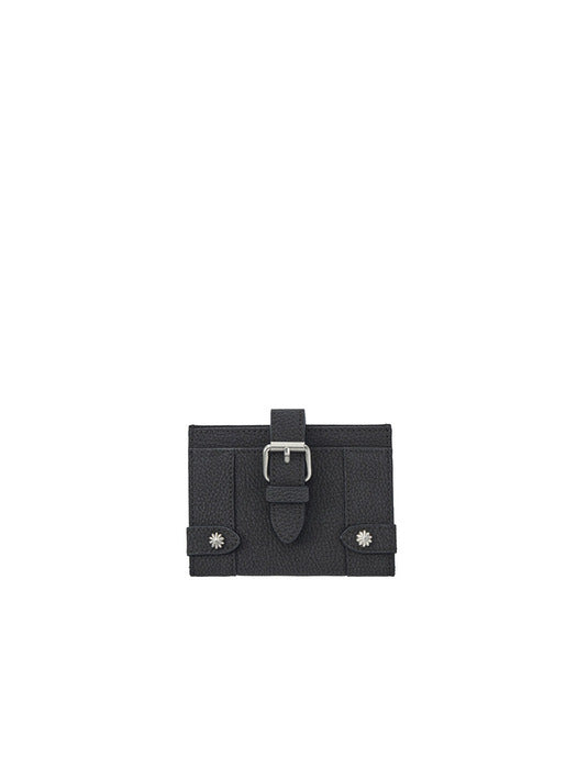 Magpie Goth Card Wallet — Deep Brown