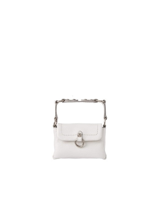 Toque Ring Pocket Card Wallet Charm, Pure Beige