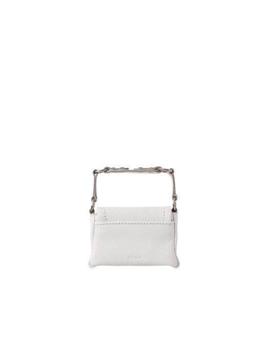 Toque Ring Pocket Card Wallet Charm, Pure Beige