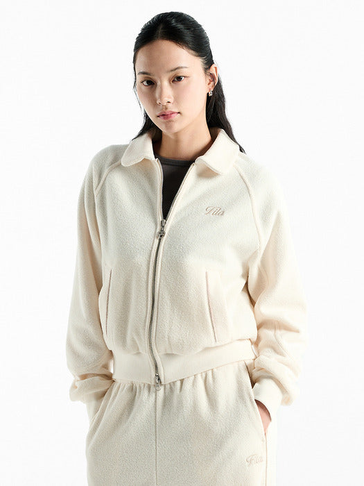 [fila] Terry 2WAY Collar Zip-Up_FS254FT01F001_175