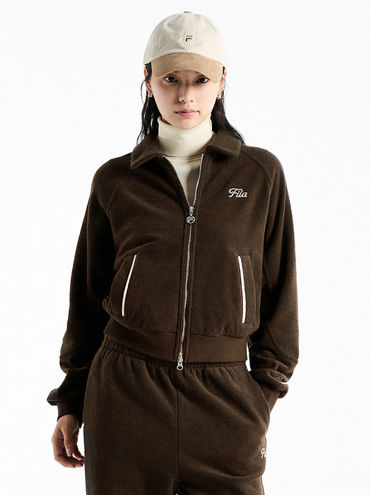[fila] Terry 2WAY Collar Zip-Up_FS254FT01F001_234