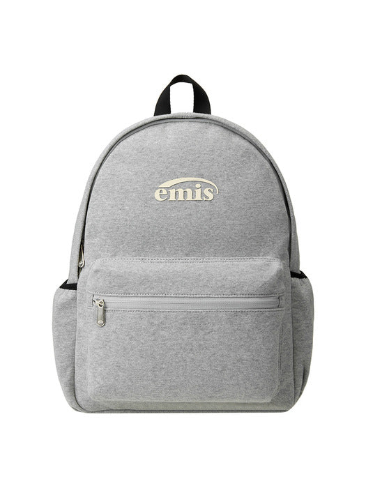 [emis] ESSENTIAL JERSEY BACKPACK-MELANGE GRAY