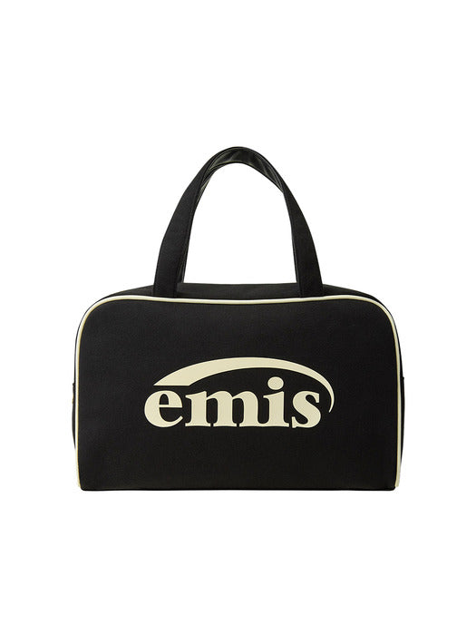 [emis] JERSEY LOGO TOTE BAG-BLACK