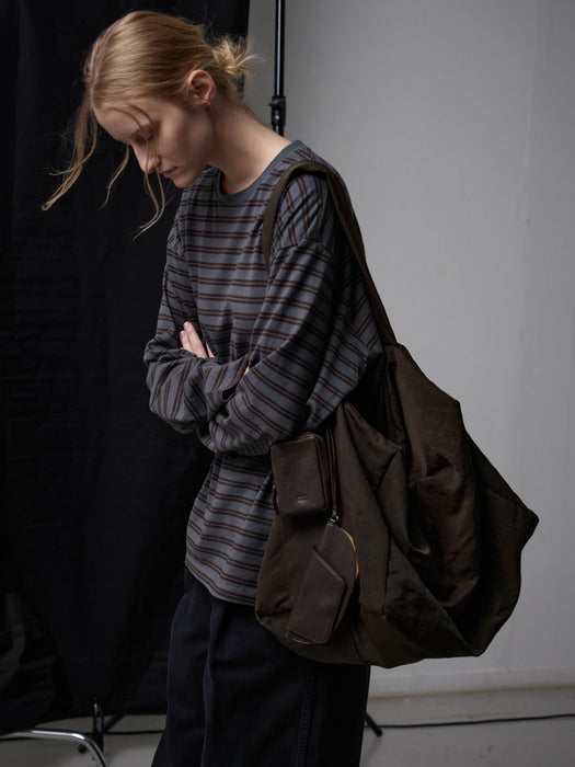 [facade pattern] Stripe Long Sleeve T-shirt_5color