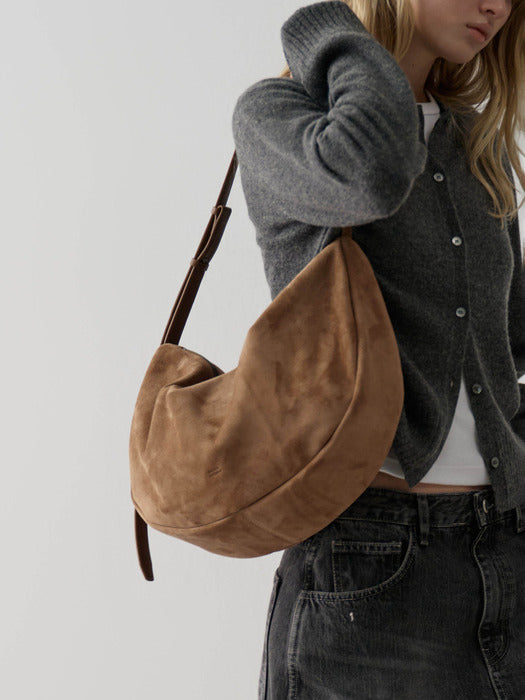 Facade Pattern Suede Todie Bag toast