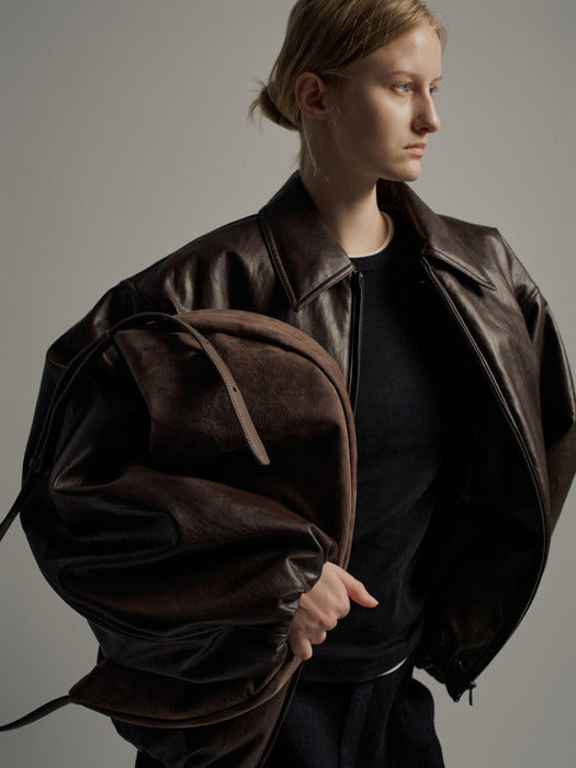 [facade pattern] Suede Todie Bag_ash