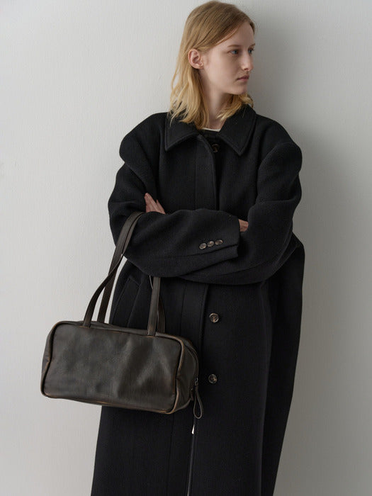 Facade Pattern Robin Shoulder Bag antique brown