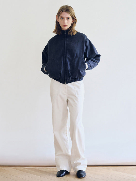 Nothing Written Meadow Washed Cotton Pants (Ivory)