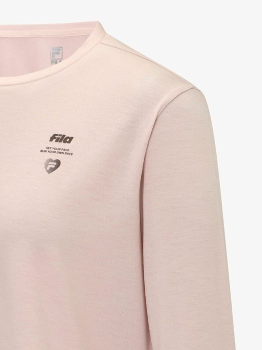 [fila] Women's Running Graphic Long-Sleeve Tee_FS253RL02F003_650