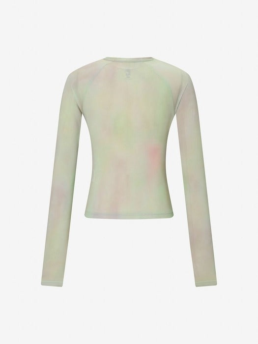 [fila] Women's Running Pattern Long-Sleeve Tee_FS253RL02F006_442