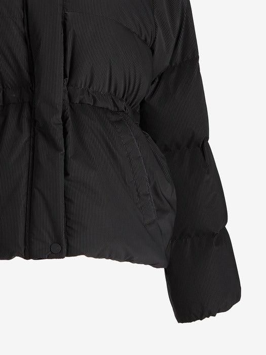 [fila] Corduroy-Pattern Printed Down Jacket_FS254DJ02F001_001