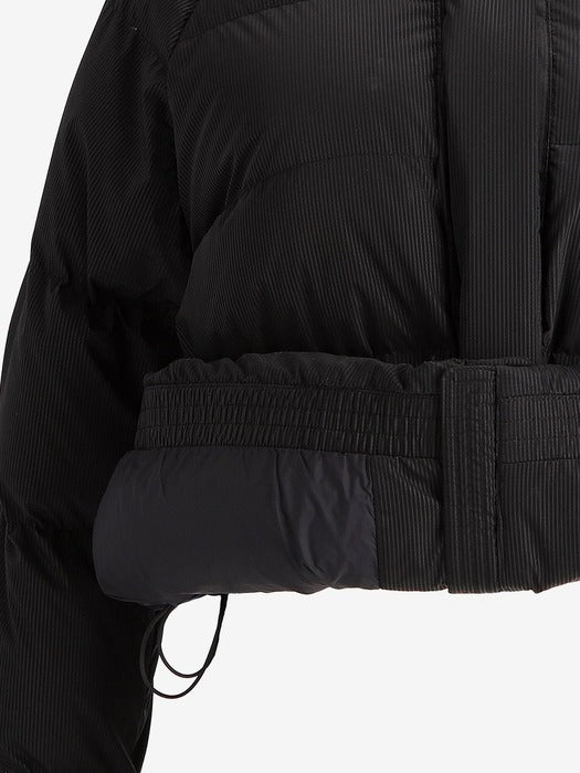 [fila] Corduroy-Pattern Printed Down Jacket_FS254DJ02F001_001