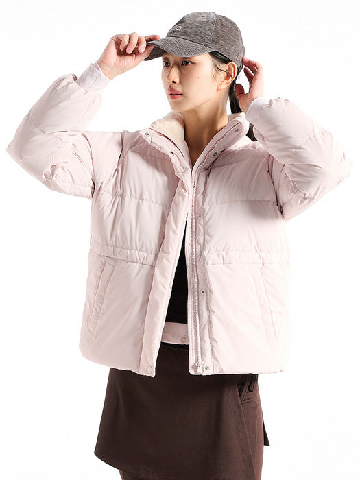[fila] Corduroy-Pattern Printed Down Jacket_FS254DJ02F001_650